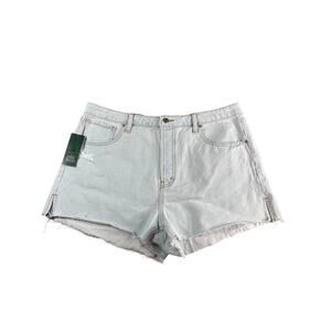 Wild Fable Jean Shorts Womens 16 Blue Denim Super High Rise Cutoff Target NWT